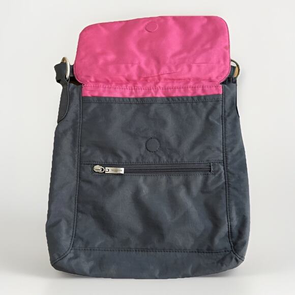 Baggallini Town Bagg 11x11 Crossbody Shoulder Bag Purse Gray - Picture 4 of 6